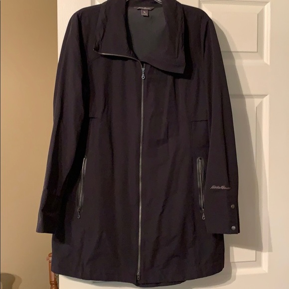 Eddie Bauer Jackets & Blazers - Eddie Bauer Black Trench